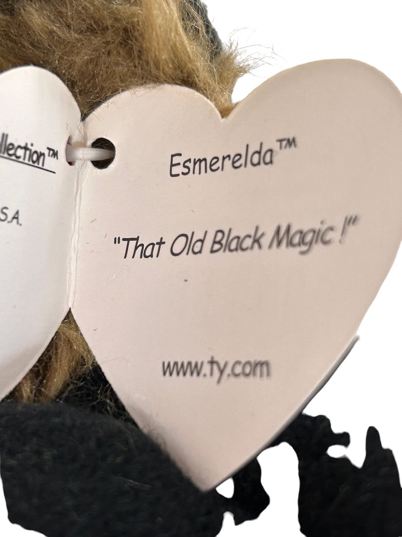 Ty Beanie Babies Attic Treaures 1993 Esmerelda Witch Bear Stuffed Animal Tags