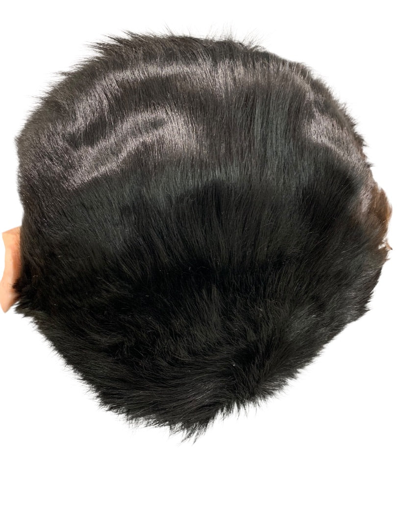1960s Beaver Fur Muff Warm Winter Vintage Hand Warmer Brown 12 Inch