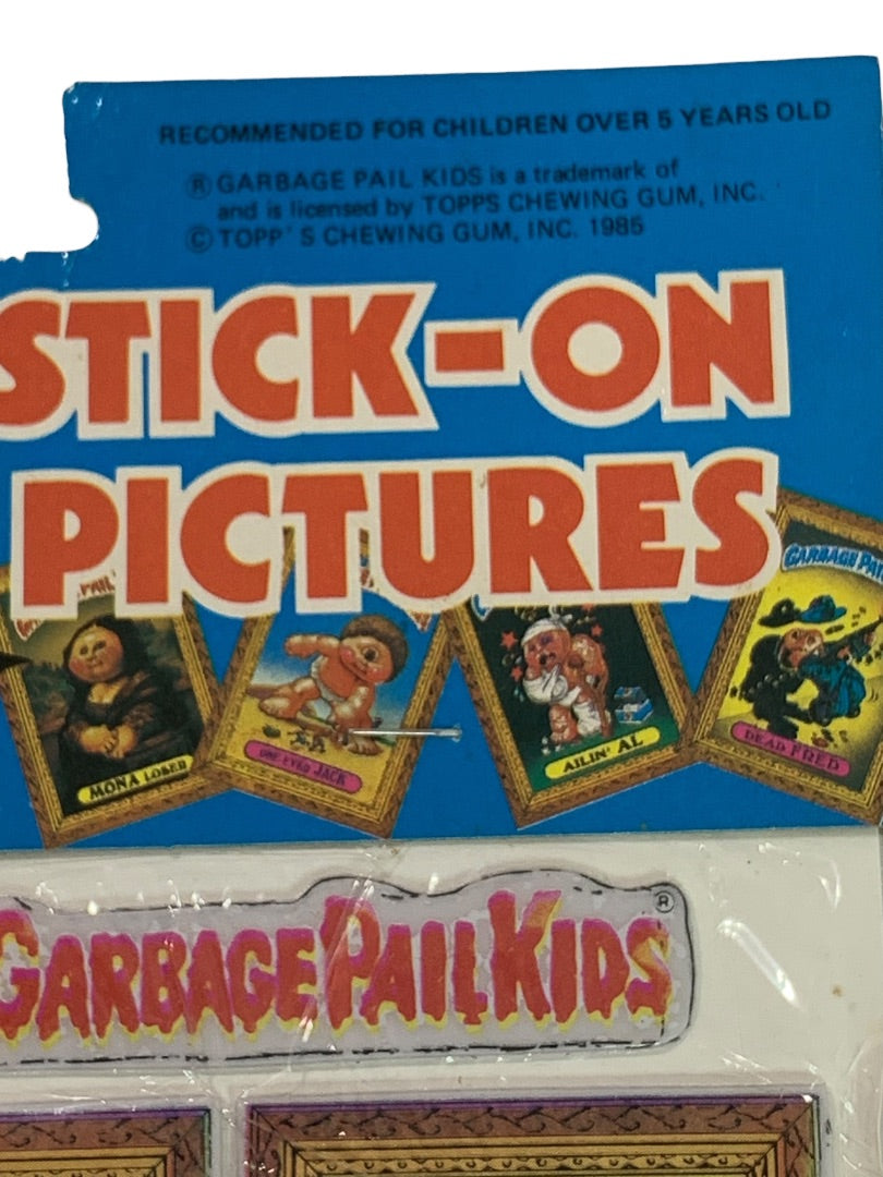 1986 Garbage Pail Kids Stick-On Pictures 6 Stickers Topps Item 7286