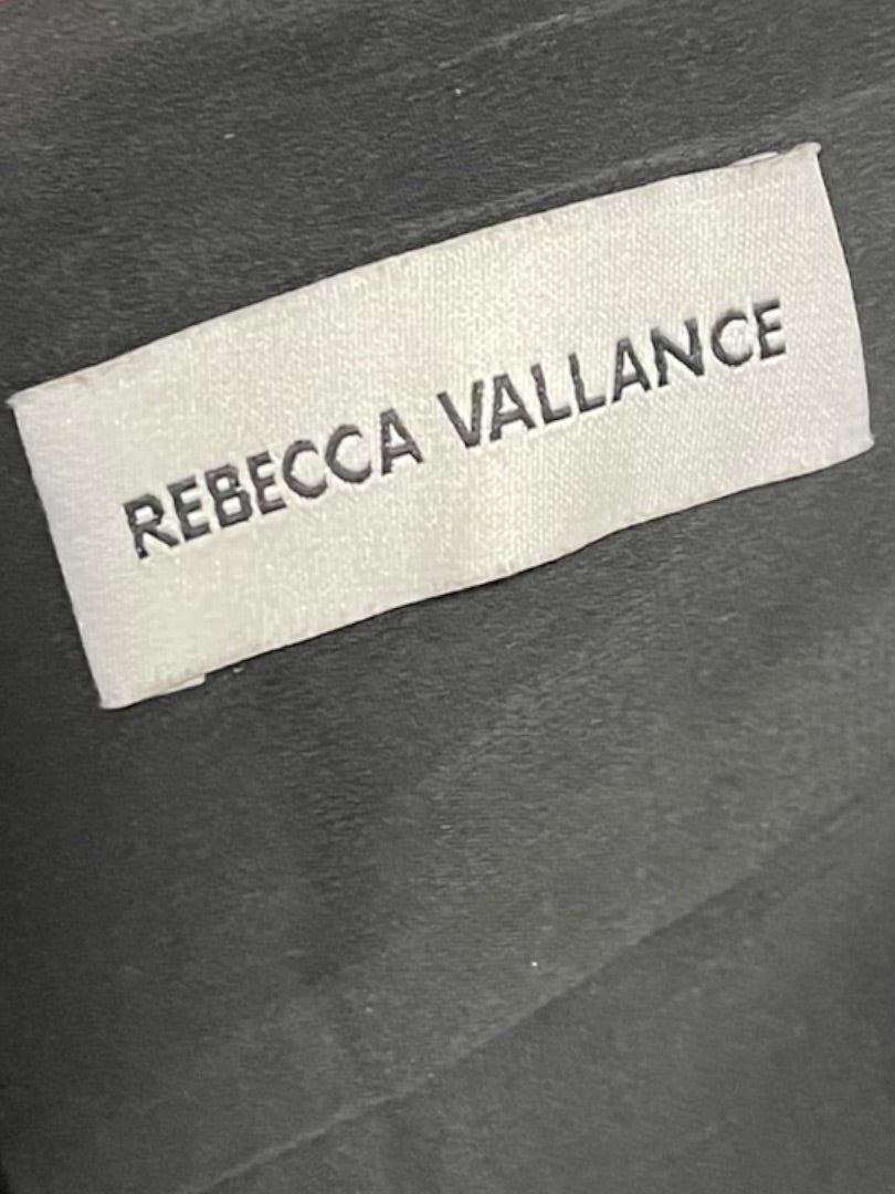 2 Rebecca Vallance Women's Black Metallic Ronnie Cutout Mini Dress