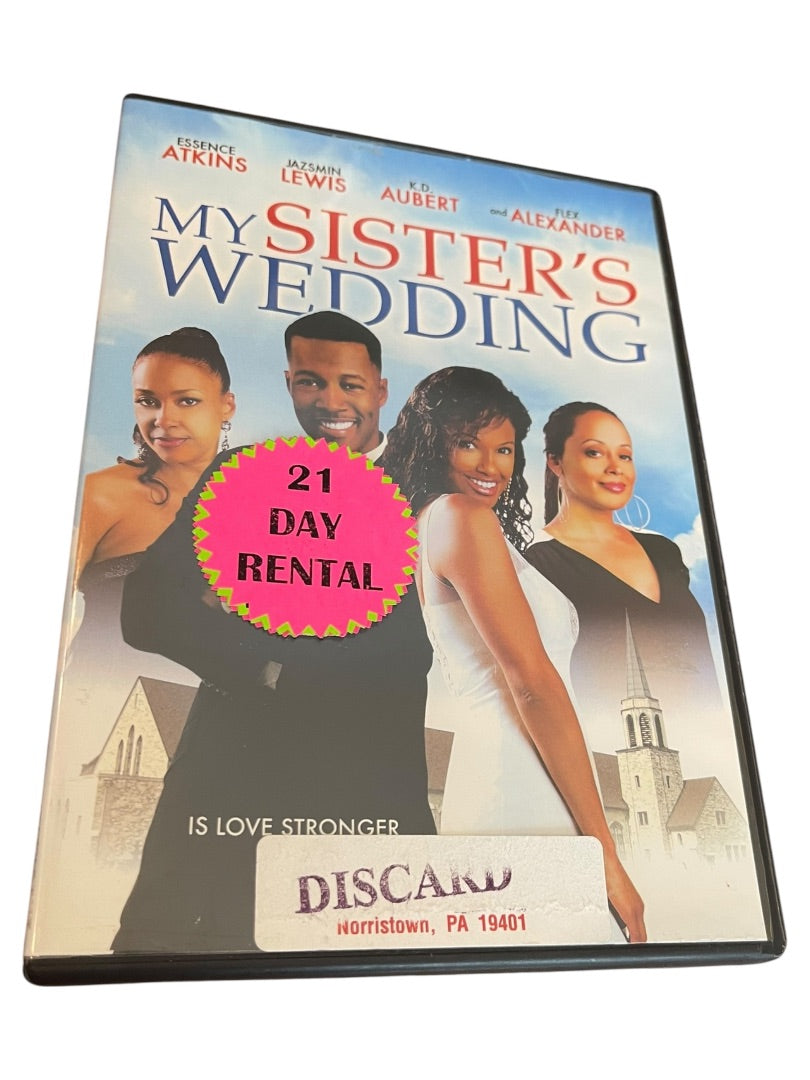 My Sister's Wedding DVD Movie K.D. Aubert Library Discard
