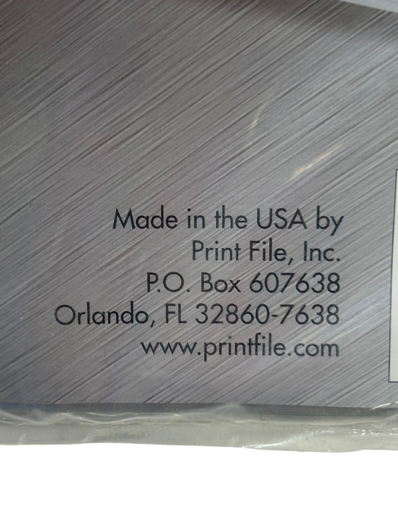 Print File 46-6P 4 x 6 Print Preservers Photo Pages 25 Pack New