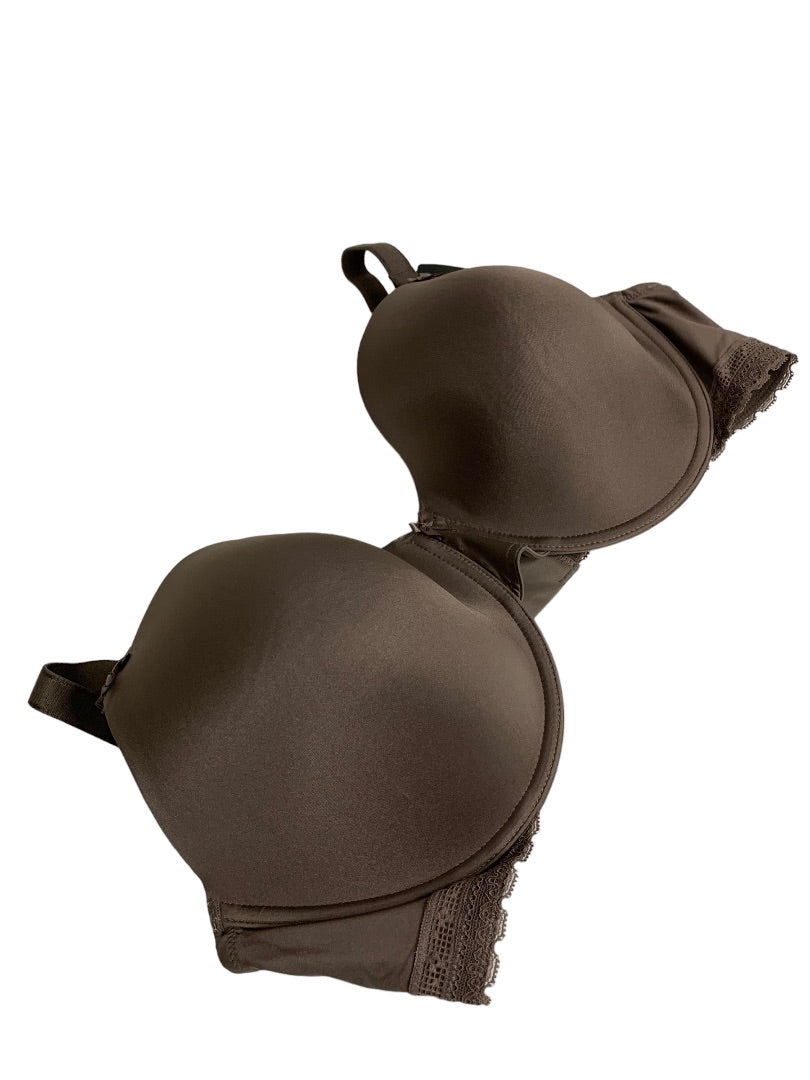 42DDD Paramour Gorgeous Contour New Paddded Underwire Bra Mink Brown 255455