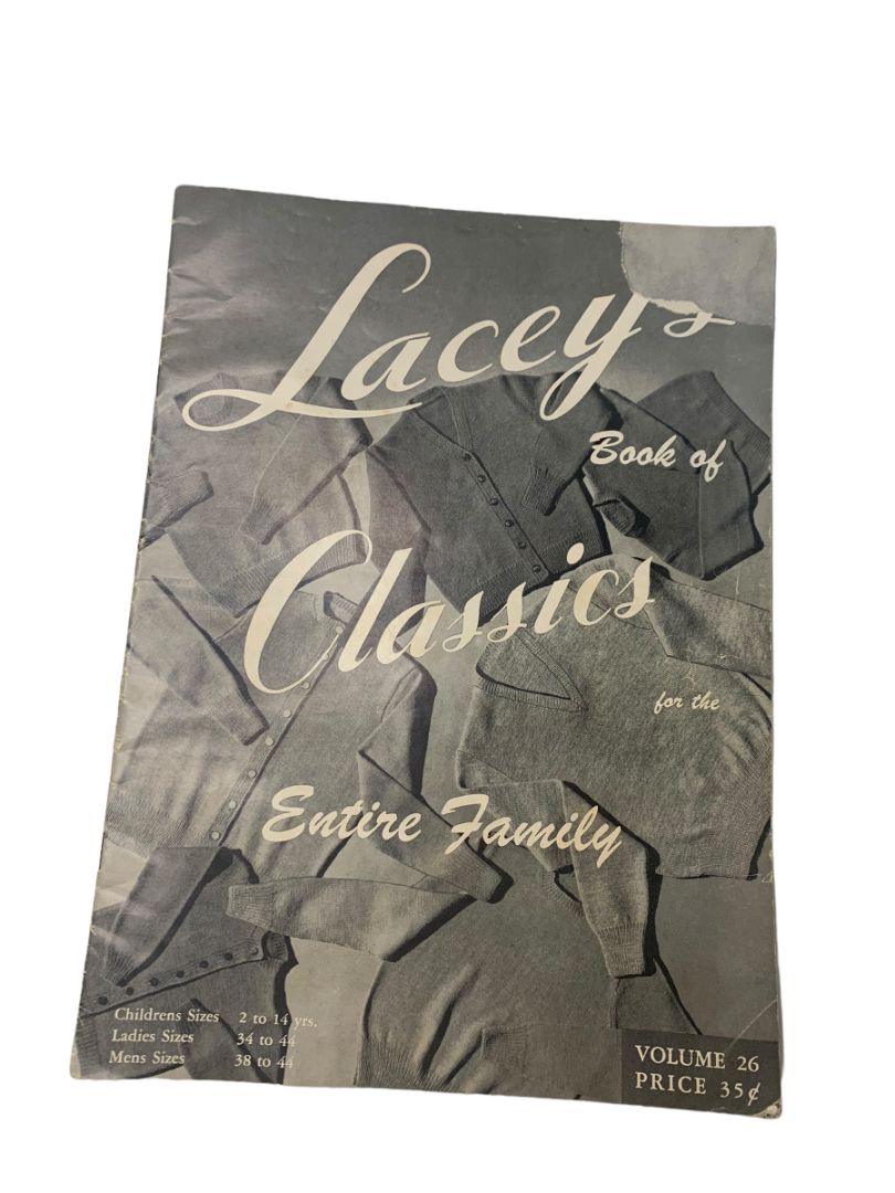 Lacey's Book of Classics for the Entire Family Volume 26 Vintage Knitting Book