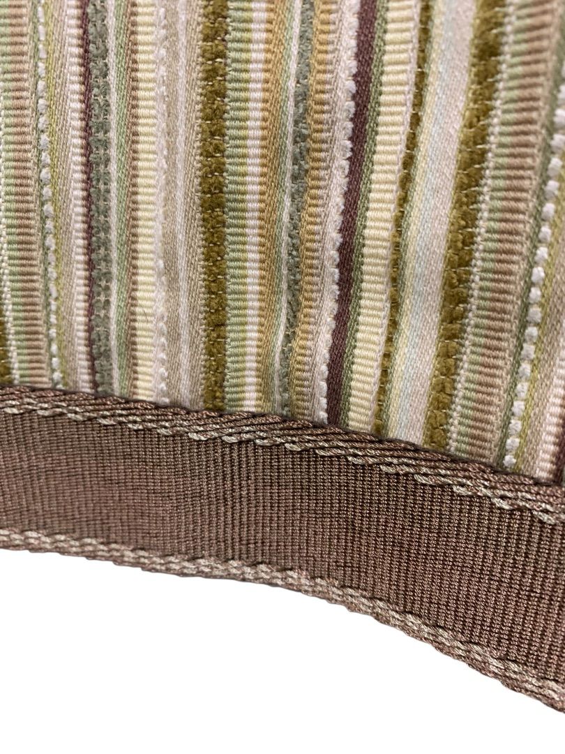 Smith + Noble Set of 2 Pocket Pleated Valance Curtains 48 x 18 Inches