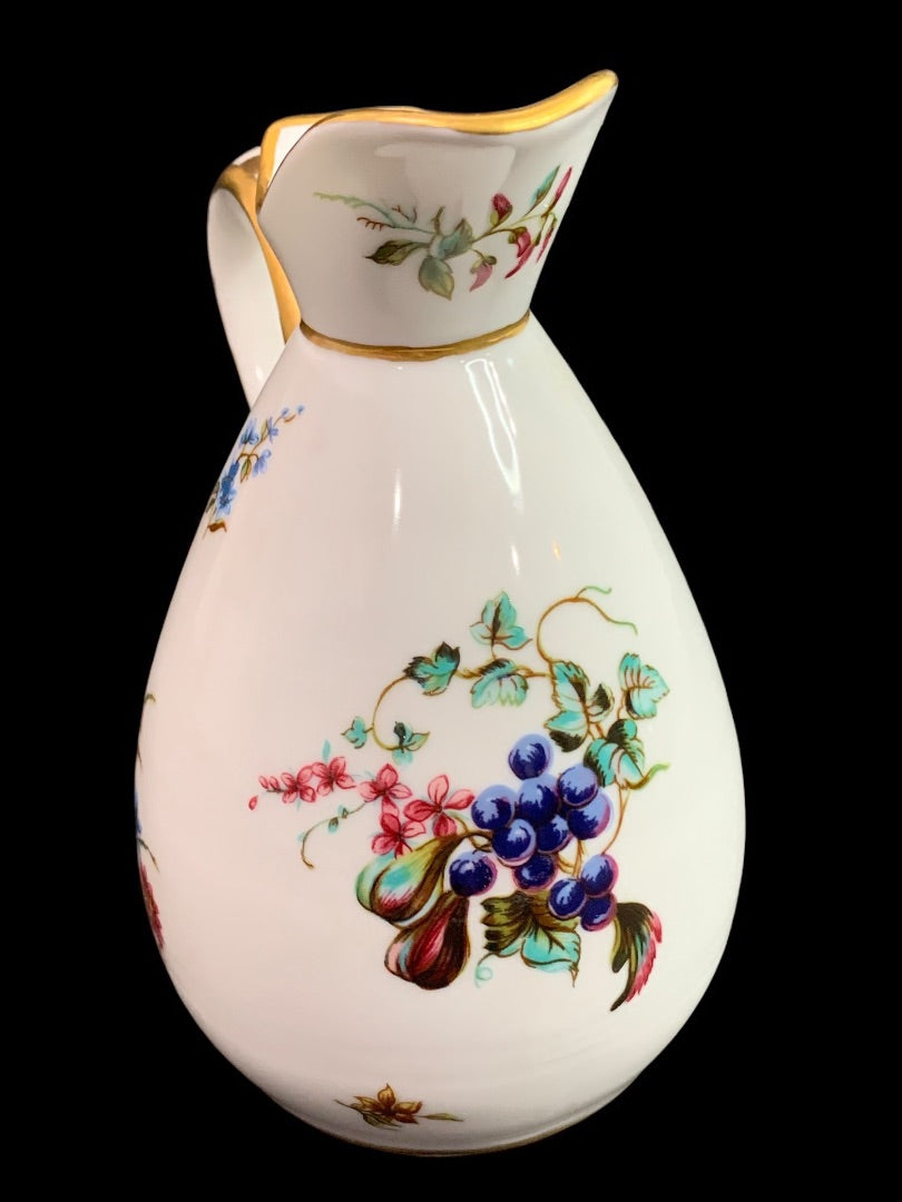 1980s Frankin Mint Fine Porcelain Creamer Collection Floral 5 Inch