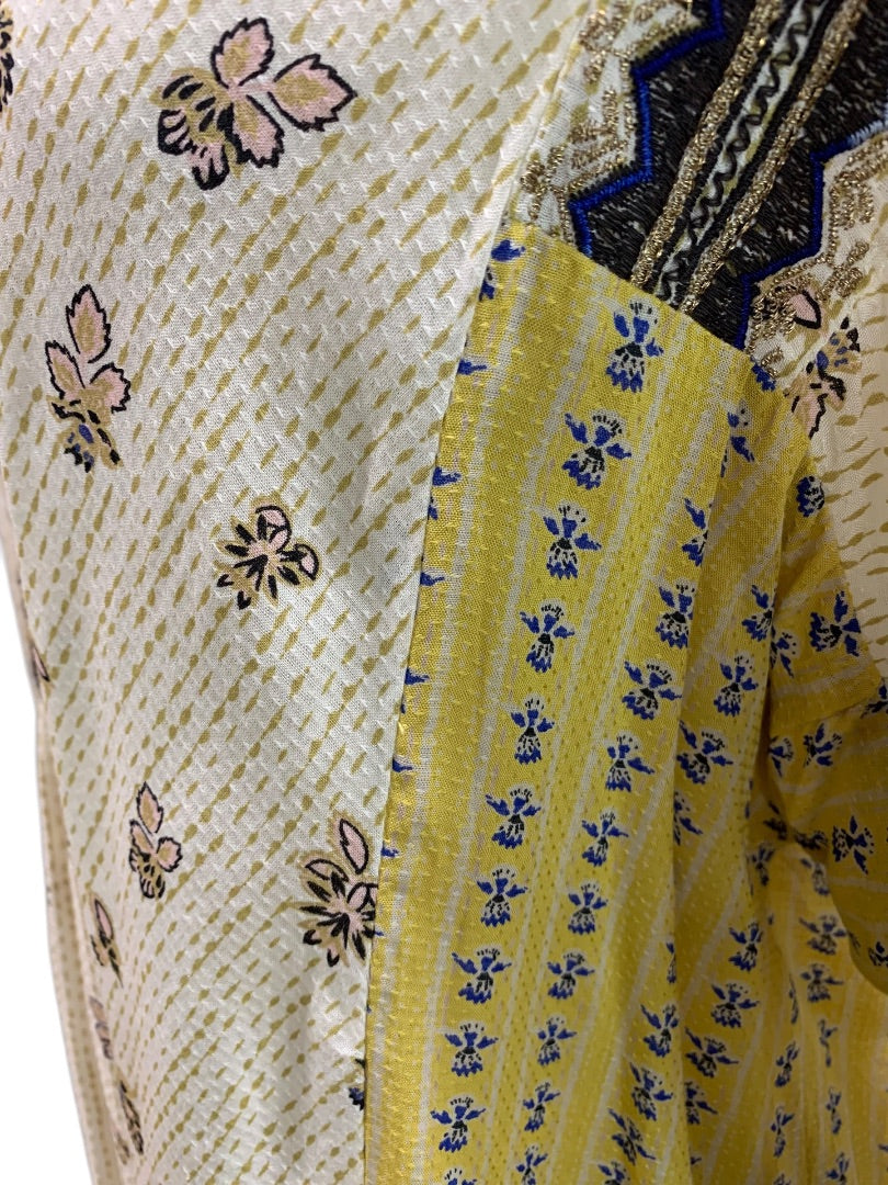 Medium Free People Boho Womens Blouse Embroidered But I Like It