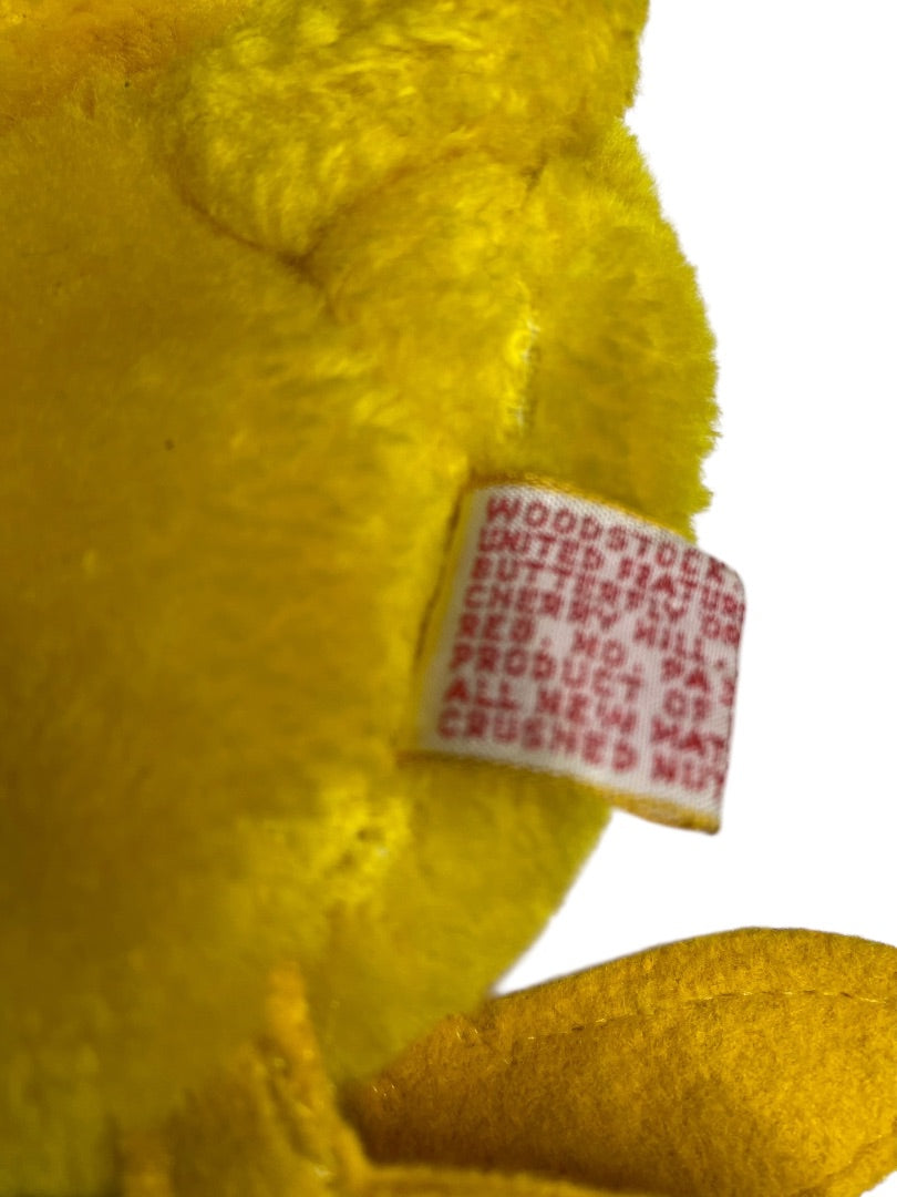 1972 Woodstock Peanuts 7 Inch Stuffed Animal Plush Beanie