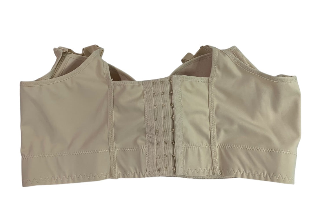 Size 40DD Underwire Tan Bra Full Coverage Support Padded Back Smoother