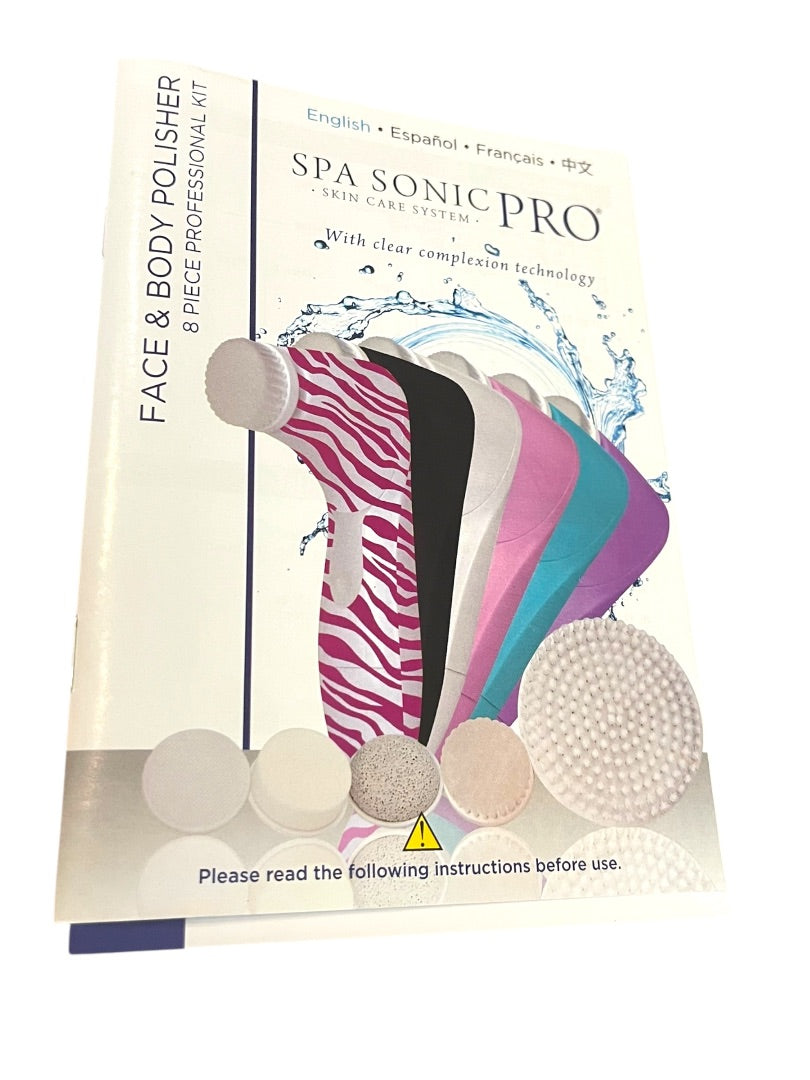 Spa Sonic Pro Skin Care System 2 Speeds New in Box