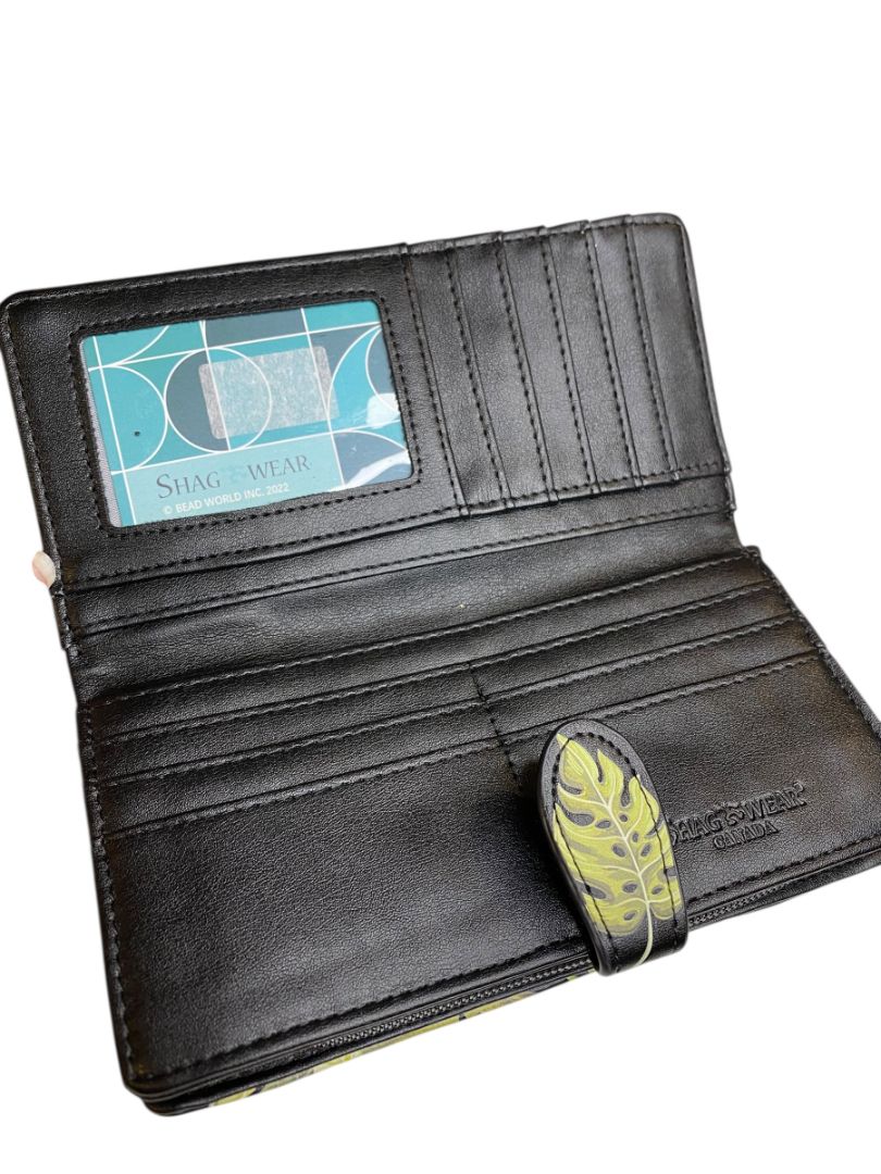 Shag Wear Canada Vegan Leather Wallet Bifold Sloth Lemur Monkey