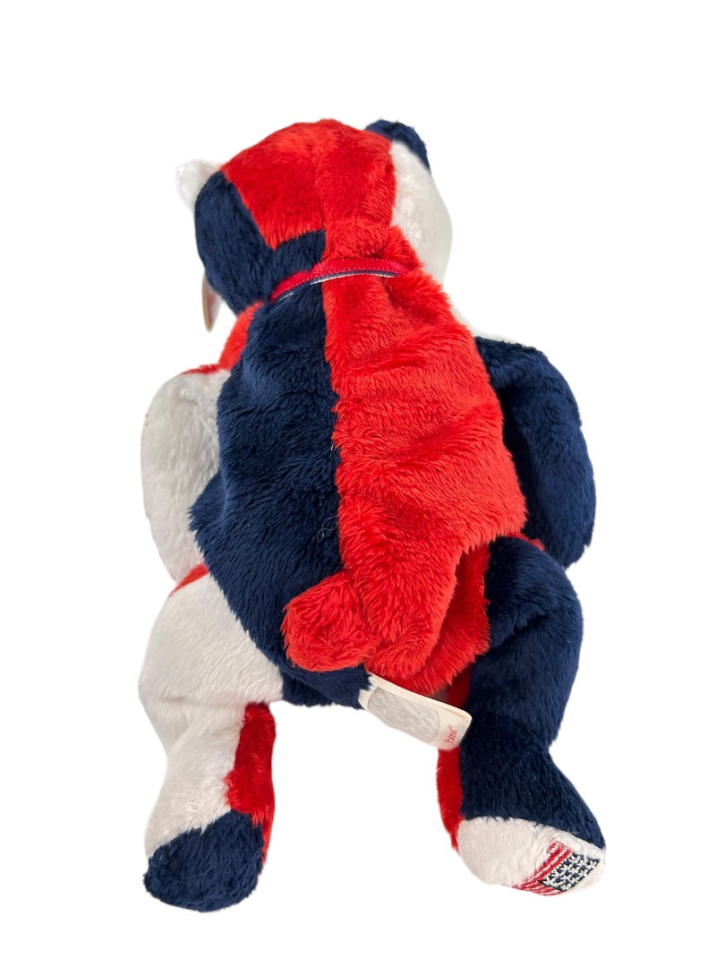 Ty Beanie Baby Original 2000 Patriot Bear Stuffed Animal Tags