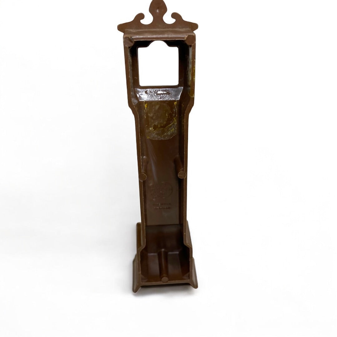 1950s Plasco Dollhouse Miniature Grandfather Clock Dining Room 1:18 Scale