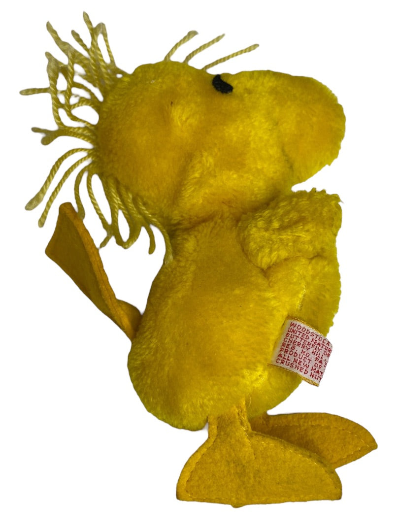 1972 Woodstock Peanuts 7 Inch Stuffed Animal Plush Beanie