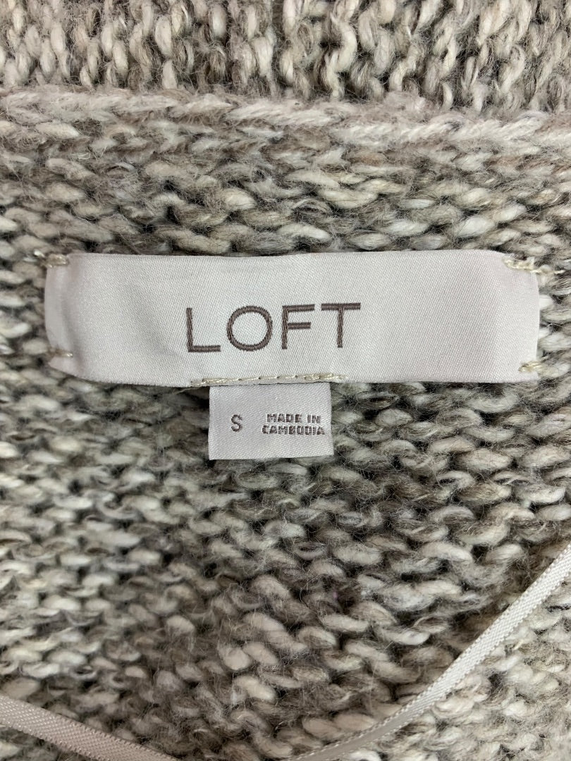 Small Loft Womens Soft Open Cardigan Sweater Pockets