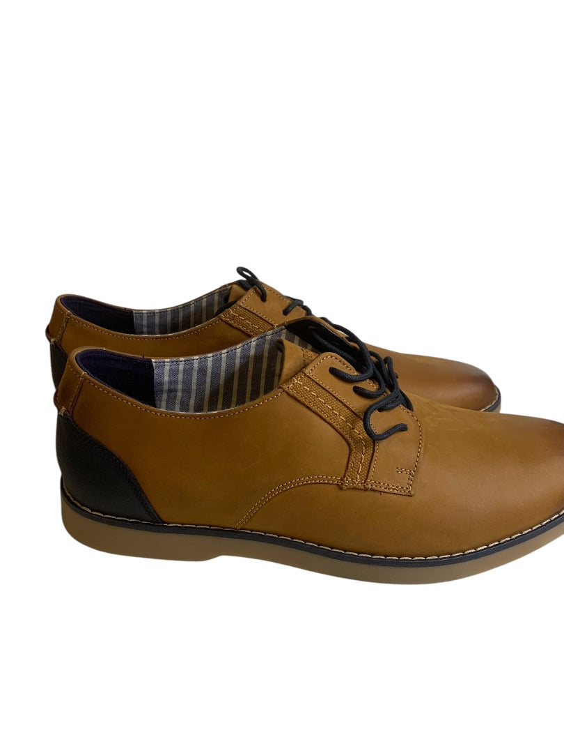 Size 13M Sperry Men's Newman Oxford Leather Casual Tan (STS25408) New