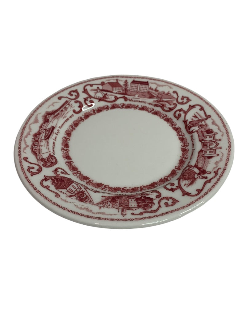 Scammell Lamberton Hartford Transferware Plate 6.5 Inch Vintage