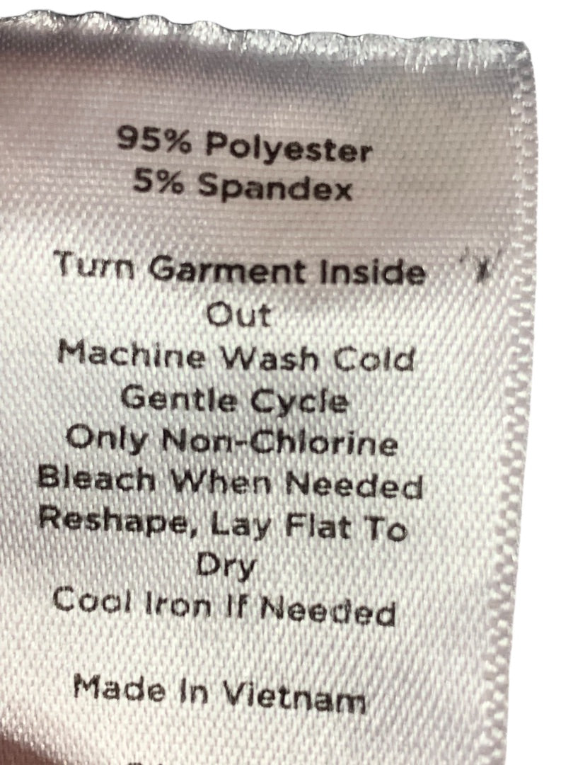 1X Talbots Woman Black White Print Tank Sleeveless Shirt