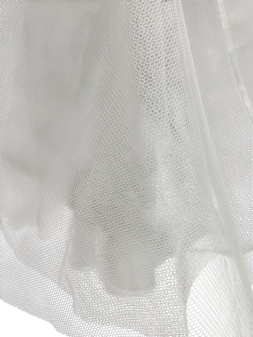 Size 8X Tall Joan Calabrese Girls First Communion Dress Beaded Lace Bodice