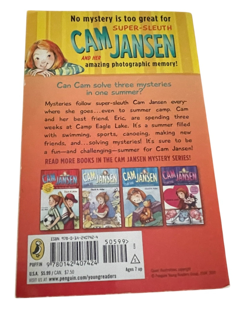 Set of 6 Cam Jansen Paperback Books Scholastic Puffin Mystery Adler