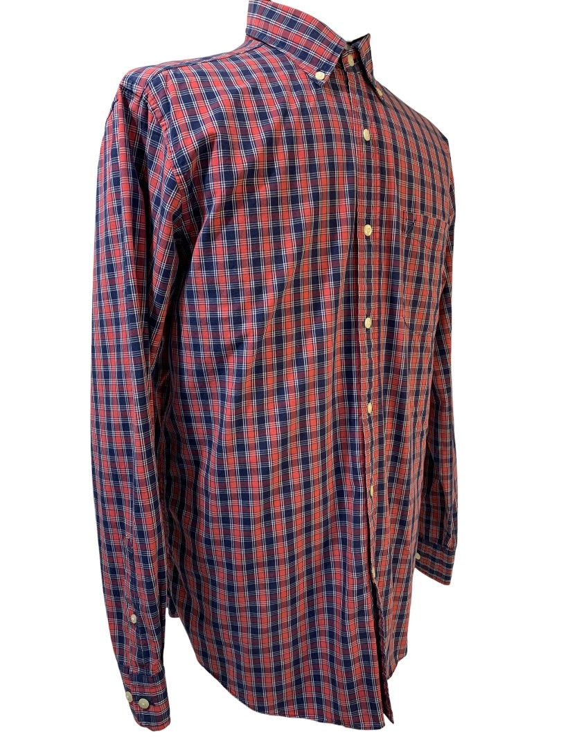 Medium Nautica Mens Button Down Plaid Dress Shirt Medium Nautica Mens Button Down Plaid Dress Shirt