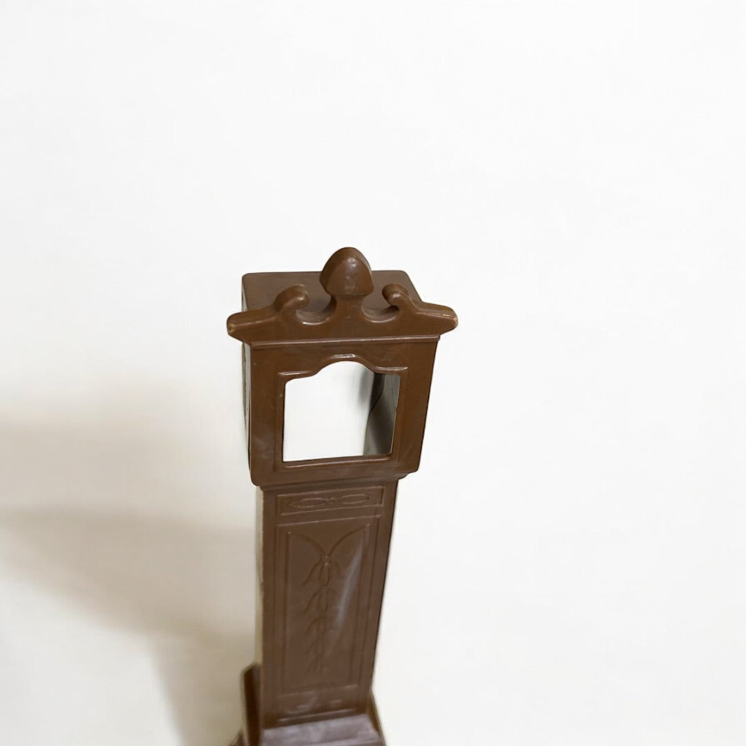1950s Plasco Dollhouse Miniature Grandfather Clock Dining Room 1:18 Scale