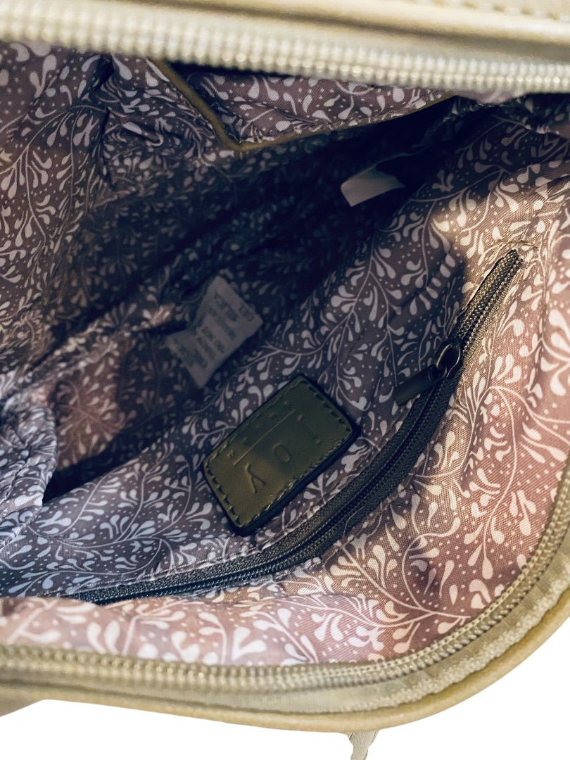 Joy Susan Vegan Leather Sage Green Purse Pouch Detachable Strap