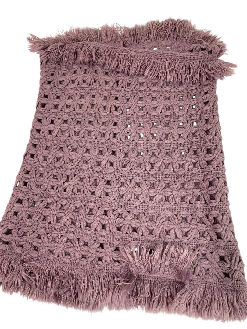 One Size American Eagle Womens Cowl Neck Scarf Soft Fringed