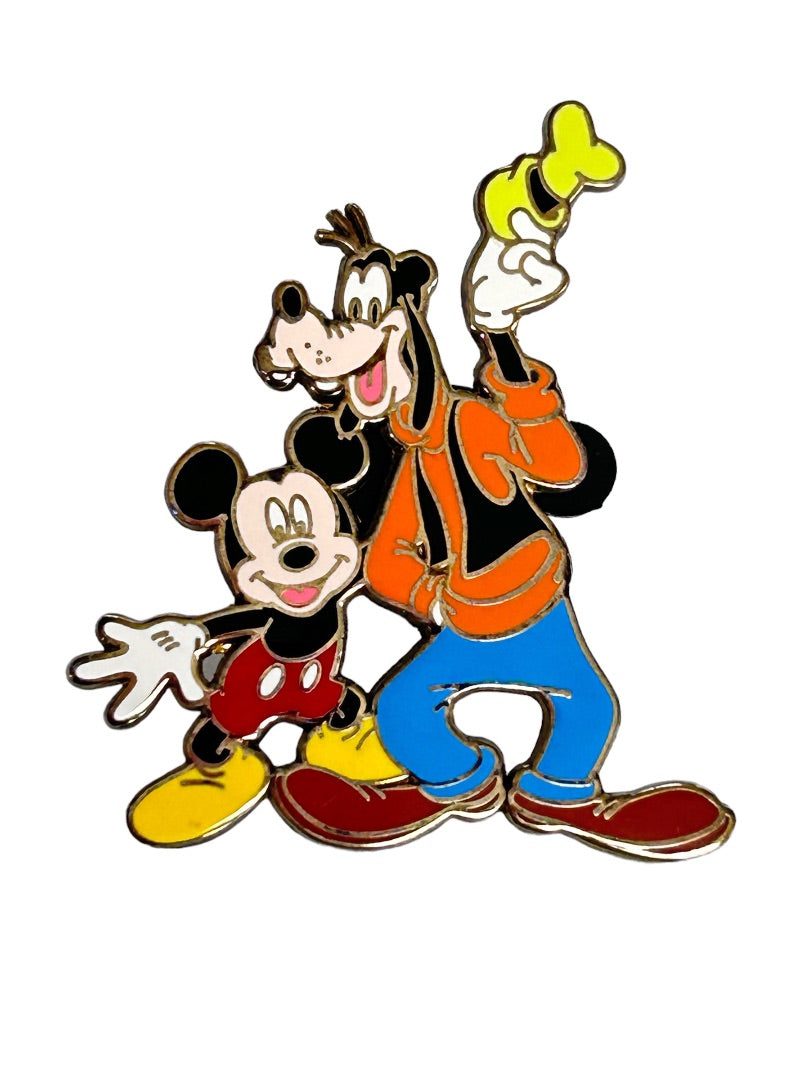 2008 Disney Pin Goofy and Mickey Mouse Disney Pin "Friends are Forever"