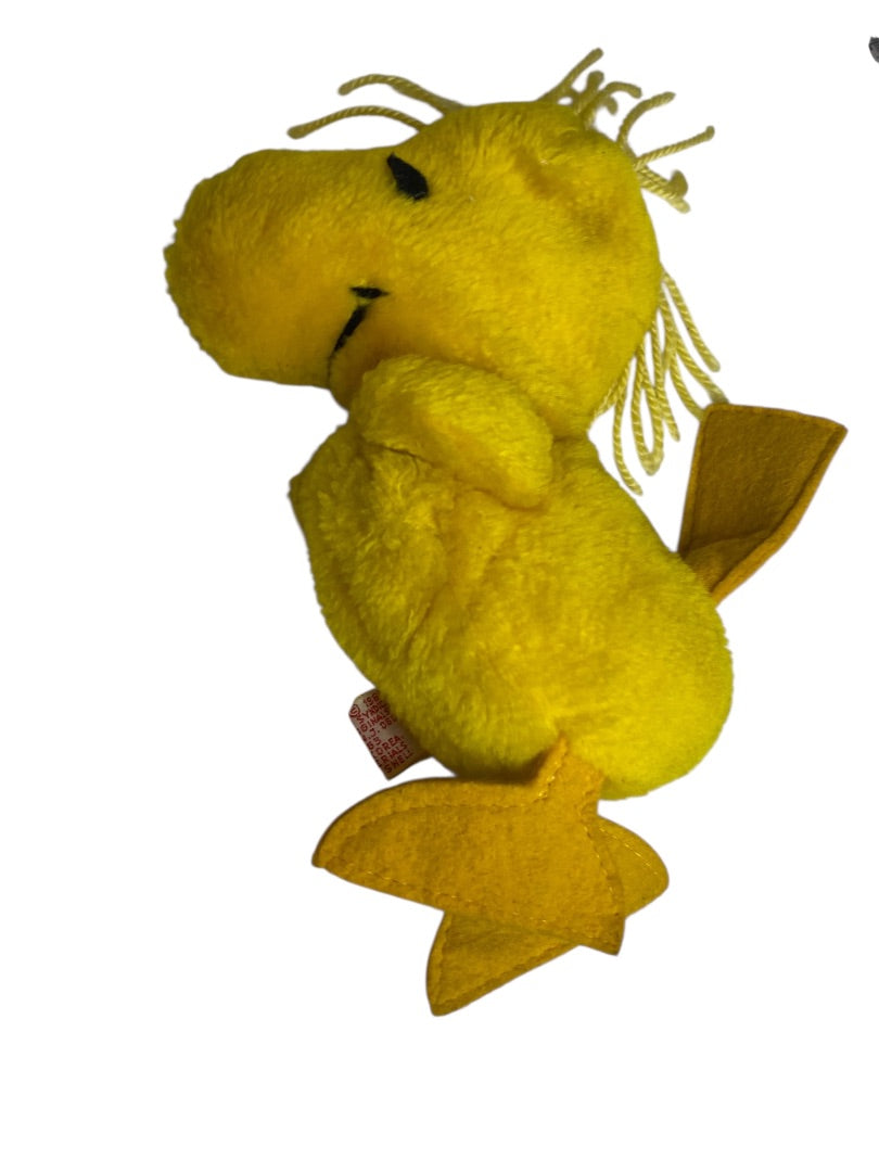 1972 Woodstock Peanuts 7 Inch Stuffed Animal Plush Beanie