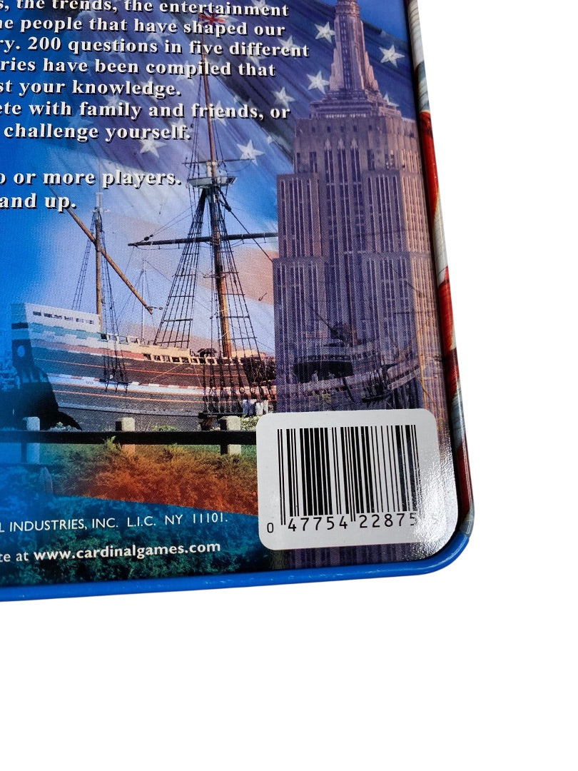 Spirit of the United States American Trivia Game in Tin Ages 8+ (2 or More Players)