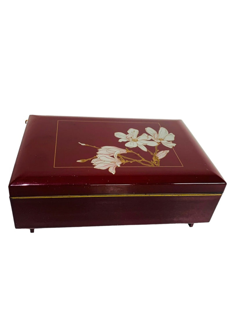 Magnolia Japanese Lacquerware Jewelry Music Box "The Way We Were" Otagiri