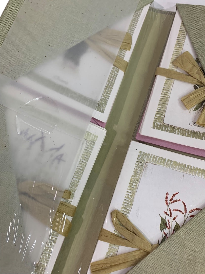 Book of Notes Botanicals New 24 Note Cards and Envelopes 4 Designs