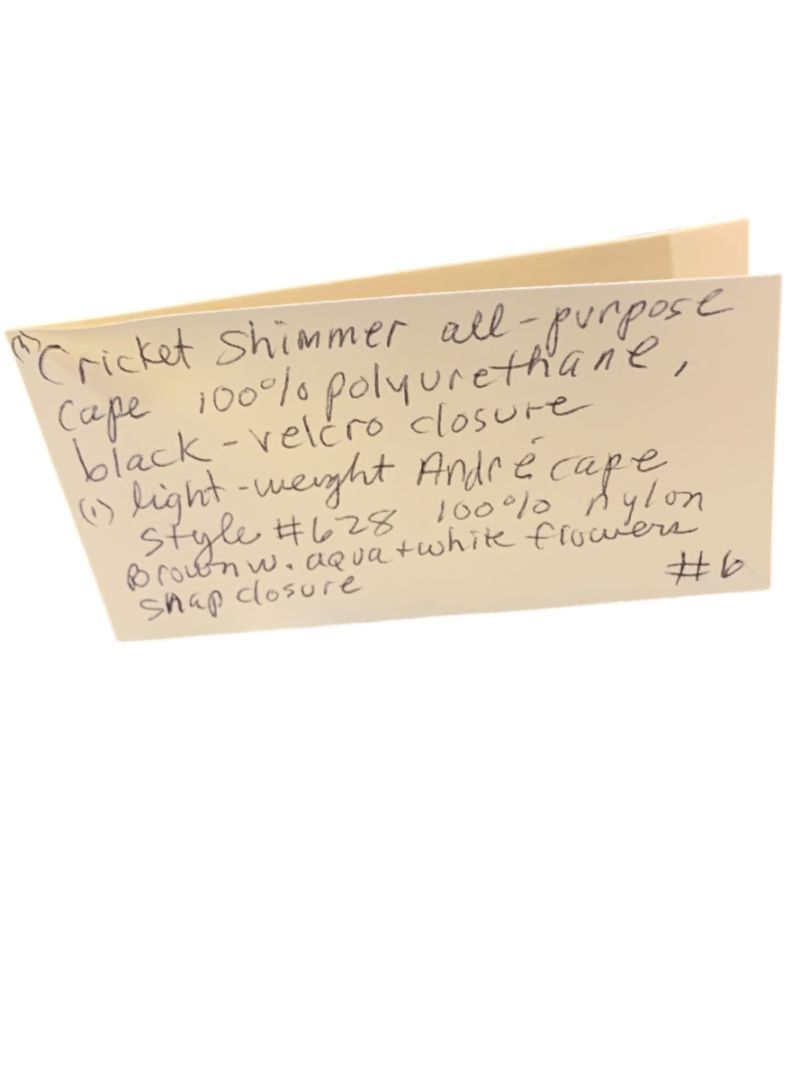 Lot of 2 Hair Styling Capes Cricket Shimmer Andre All Purpose