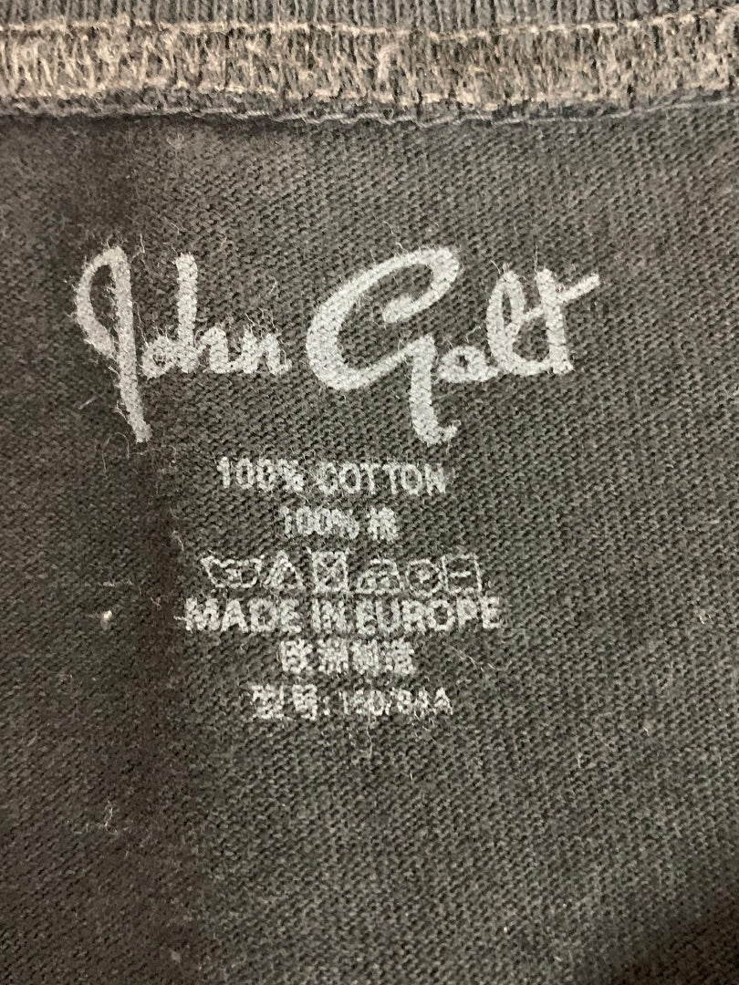 One Size John Galt The Noize Womens Black Band Tshirt Brandy Melville