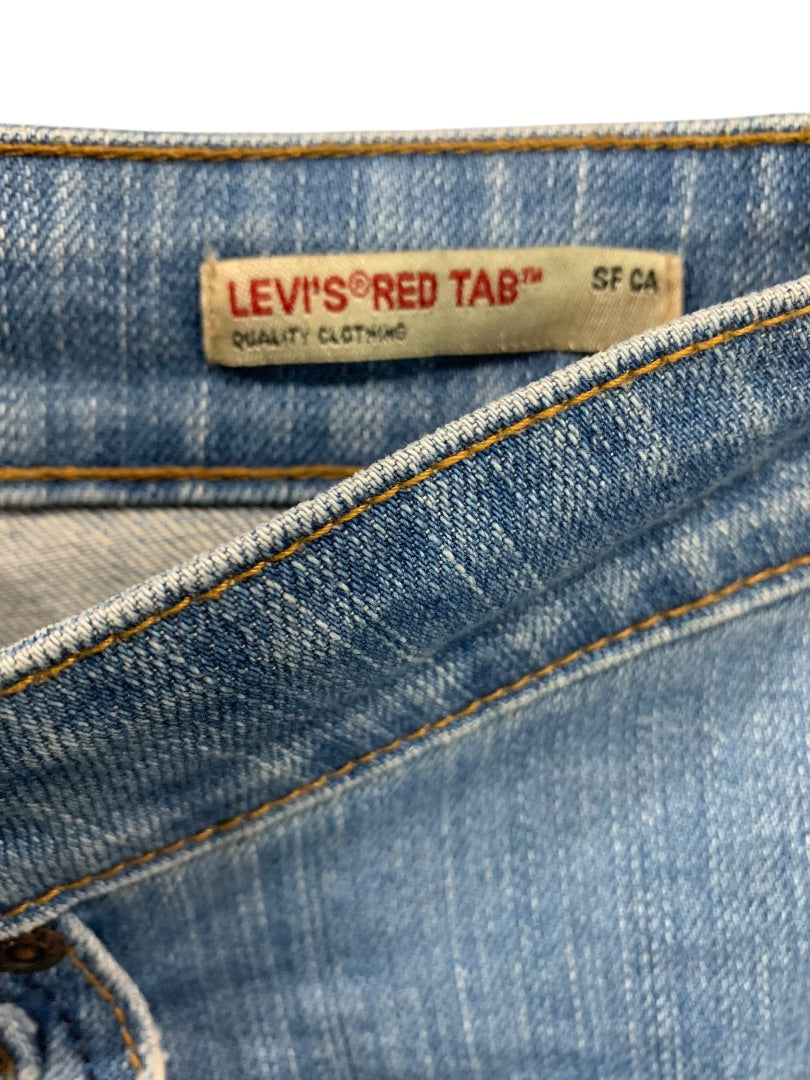 Size 30 Levis Red Tab Jeans Womens Boot Cut Denim 31 Inch Inseam