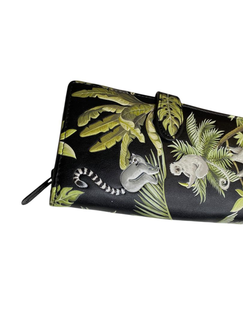 Shag Wear Canada Vegan Leather Wallet Bifold Sloth Lemur Monkey
