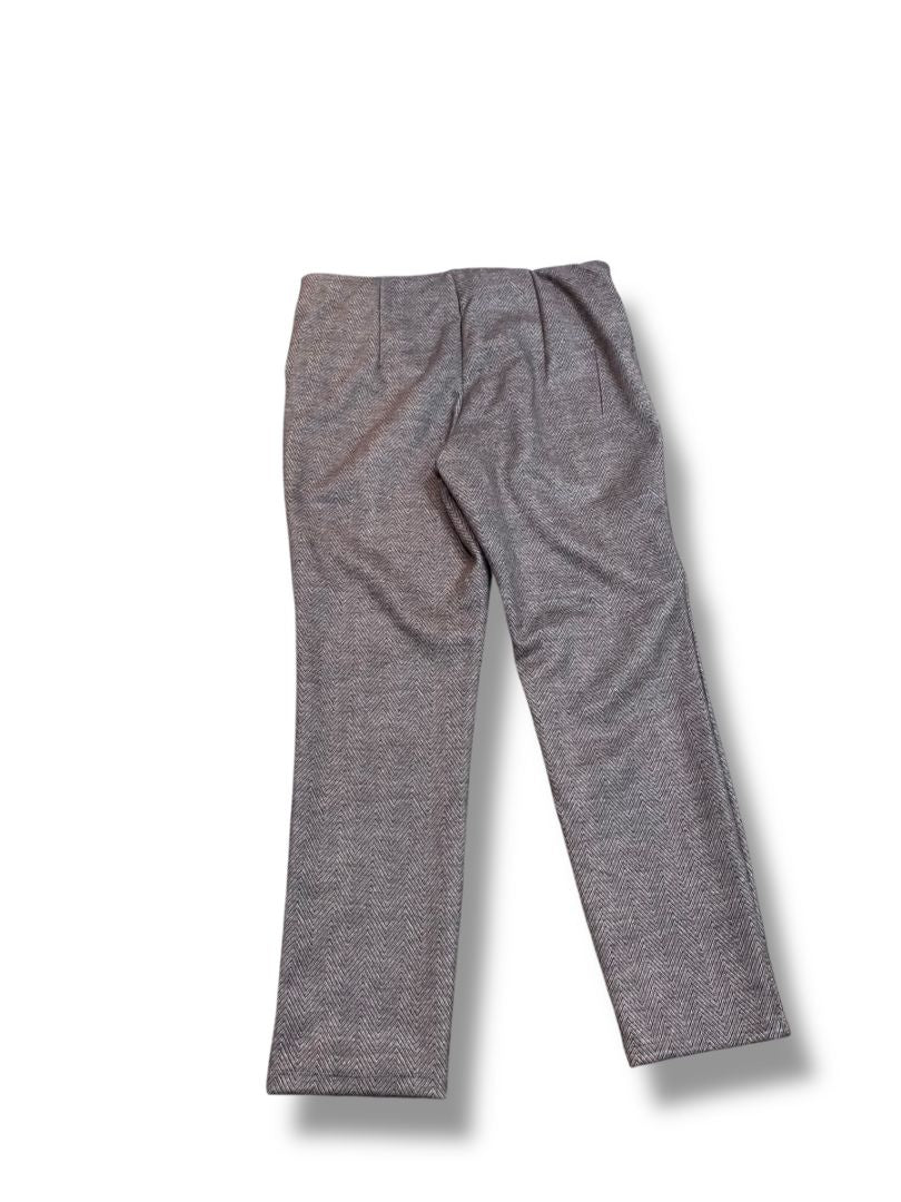 Size Large Philosophy Womens Soft Herringbone Pull On Pants Tummy Control