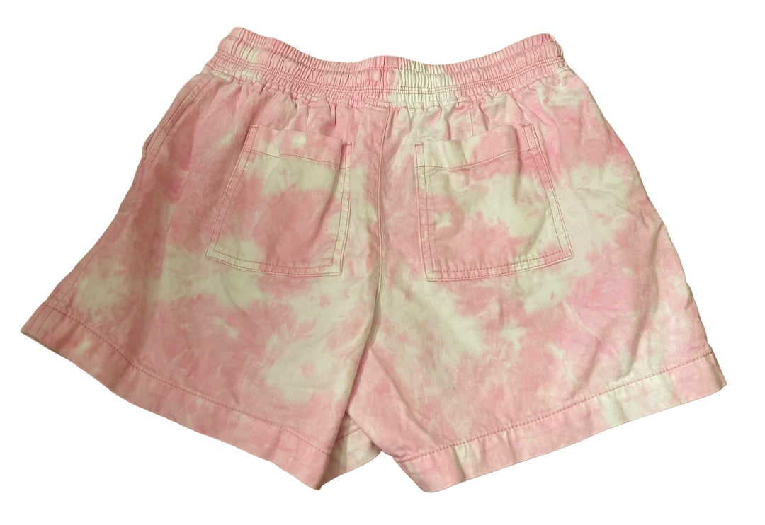 XXL (14-16) Gap Kids Elastic Waist Drawstring Girls Shorts Pink White