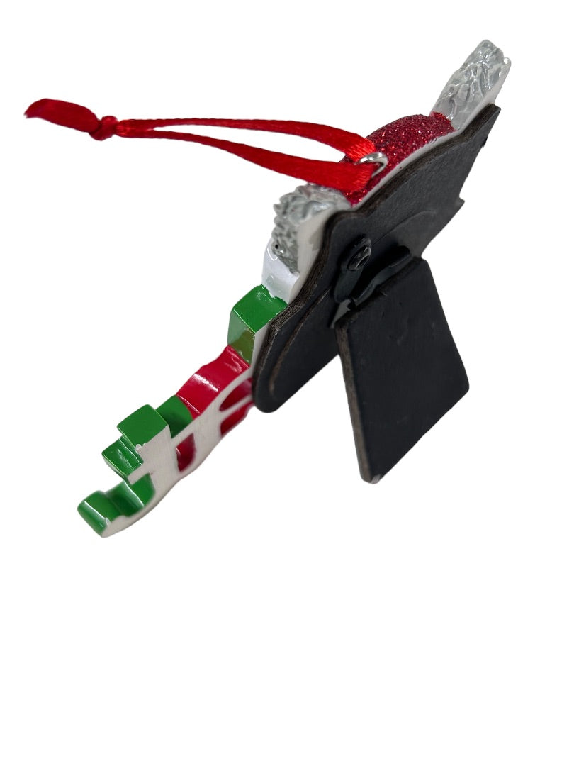 Holiday Ornament "Cat" Photo Frame Bell Cat 1.5" Holiday Christmas
