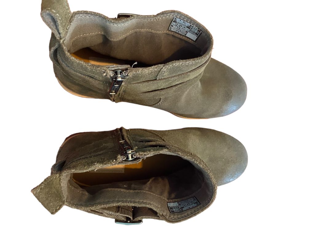9.5 Ugg Womens Josefene Suede Ankle Booties olive Army Green NWOB