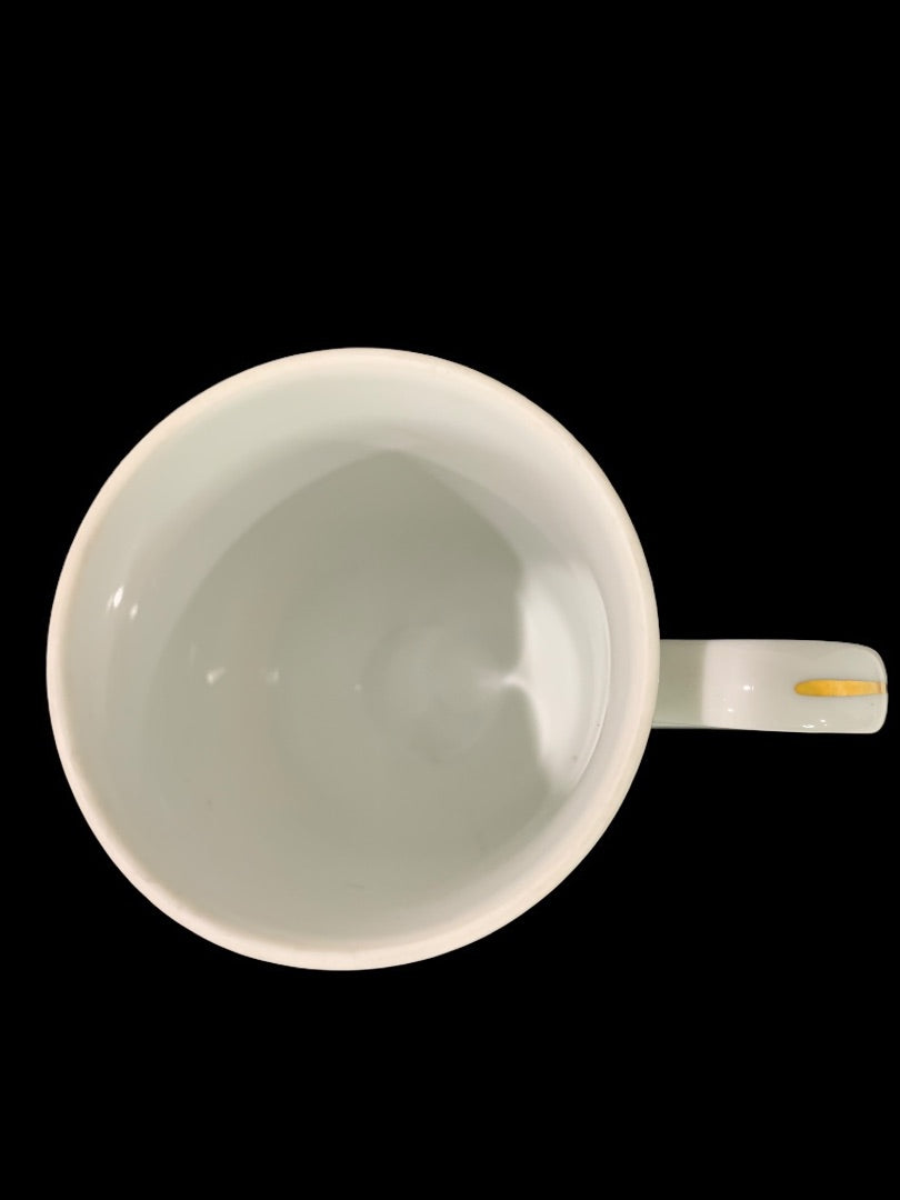 1981 Norman Rockwell Porcelain Pedestal Mug "Back to School" The Danbury Mint