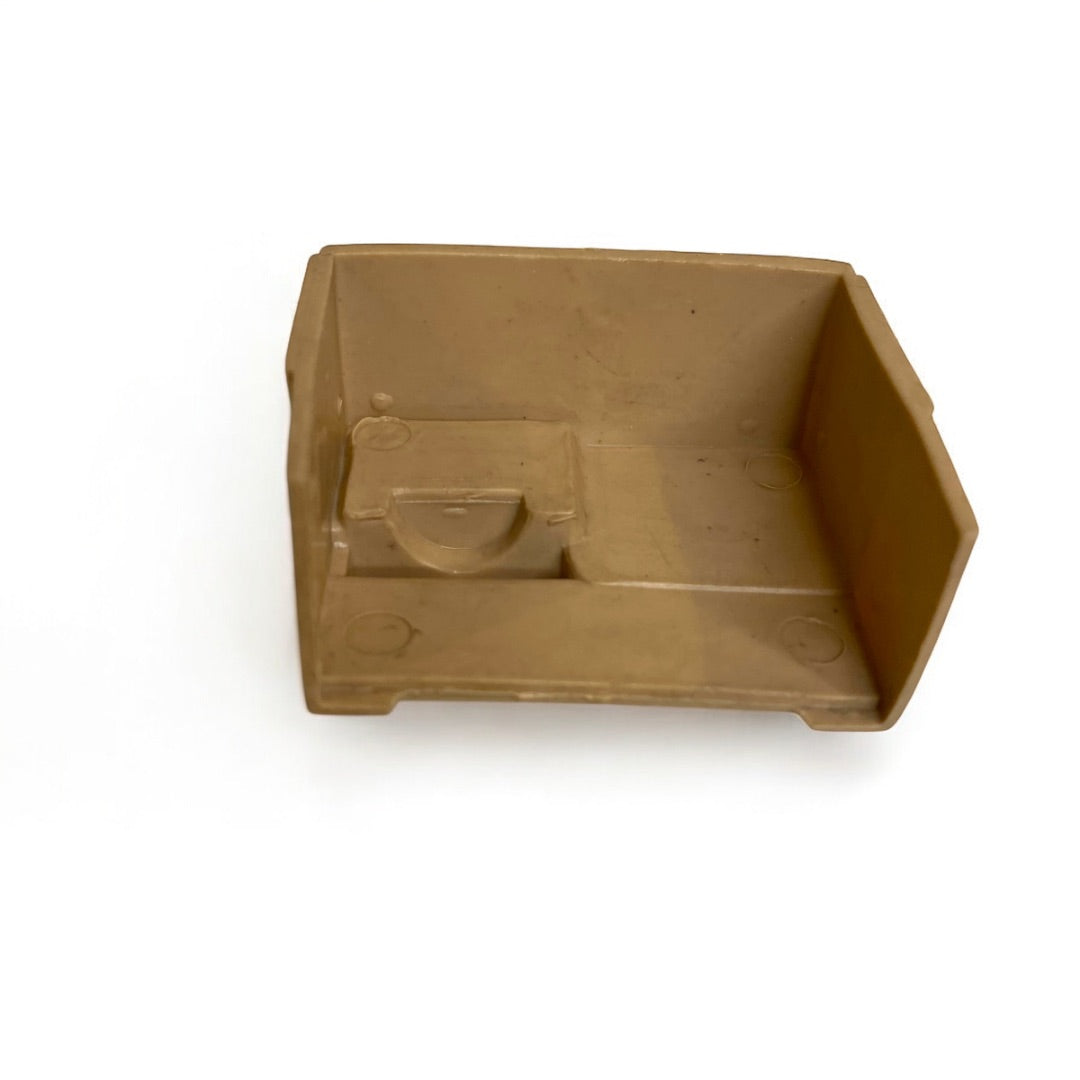 1950s Marx Miniature Dollhouse TV HiFi Stereo Beige 1:18 Scale