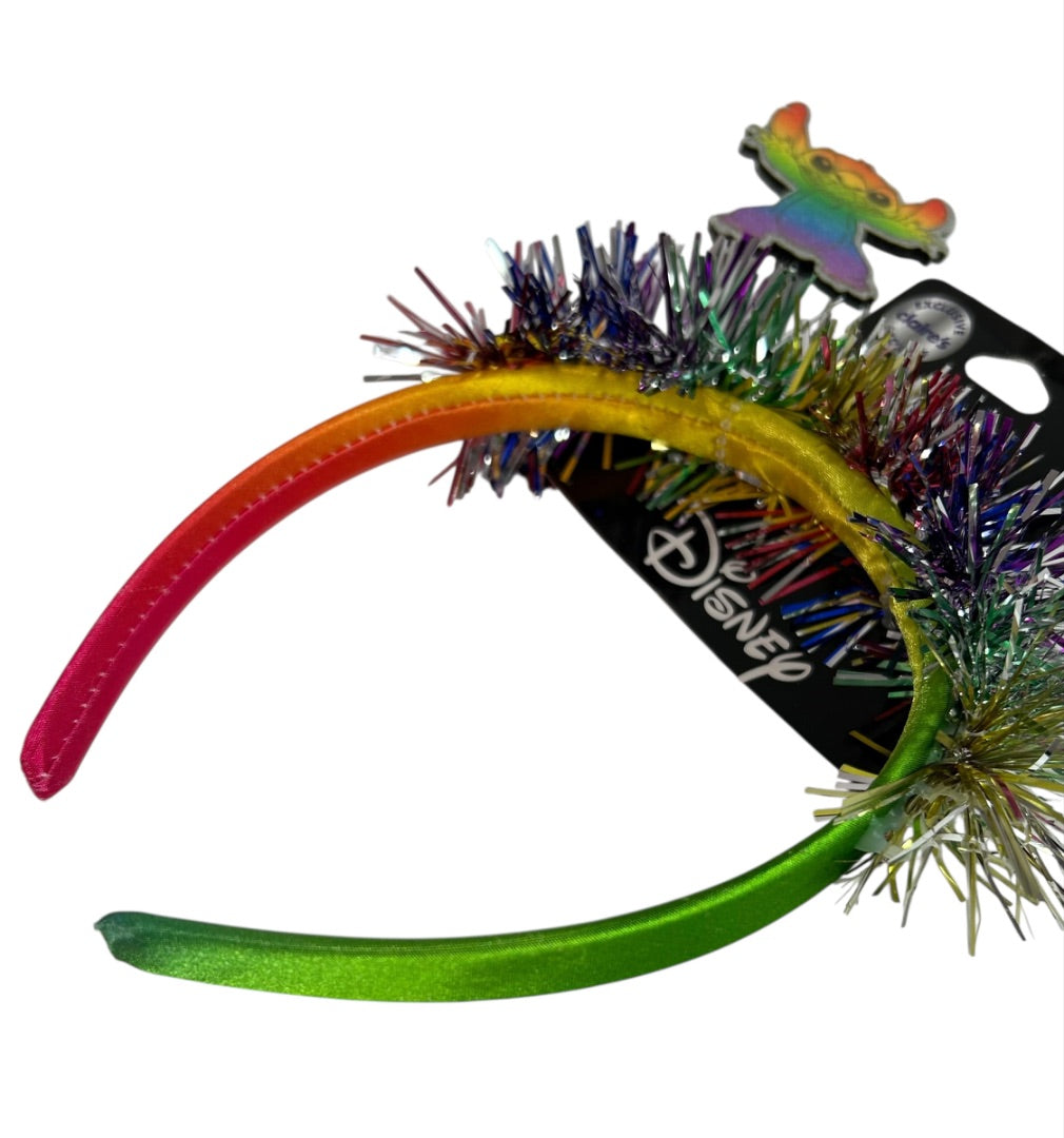 Disney Claires New Bopper Rainbow Headband Stitch