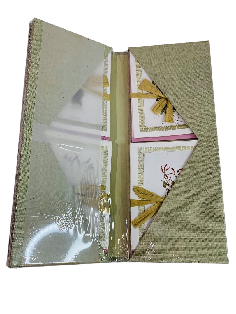Book of Notes Botanicals New 24 Note Cards and Envelopes 4 Designs