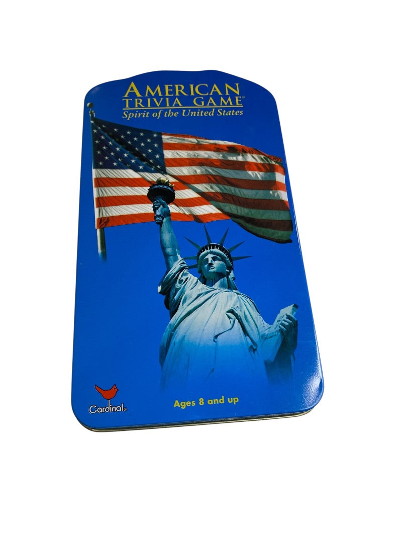 Spirit of the United States American Trivia Game in Tin Ages 8+ (2 or More Players)