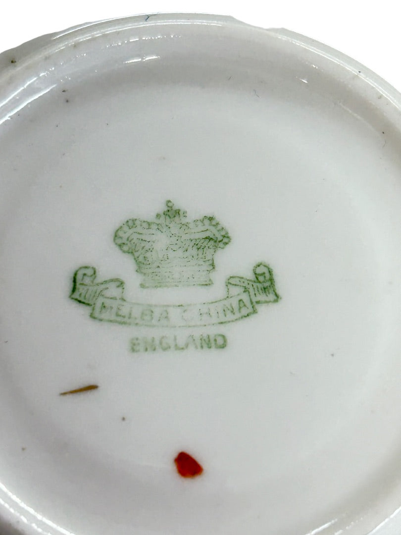 Melba Bone China Daisy Saucer Plate England Vintage 5.5" Diameter