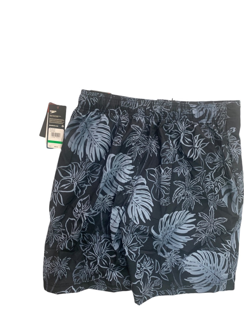 Large Speedo Mens New Tropical Monument Swim Trunks Lined