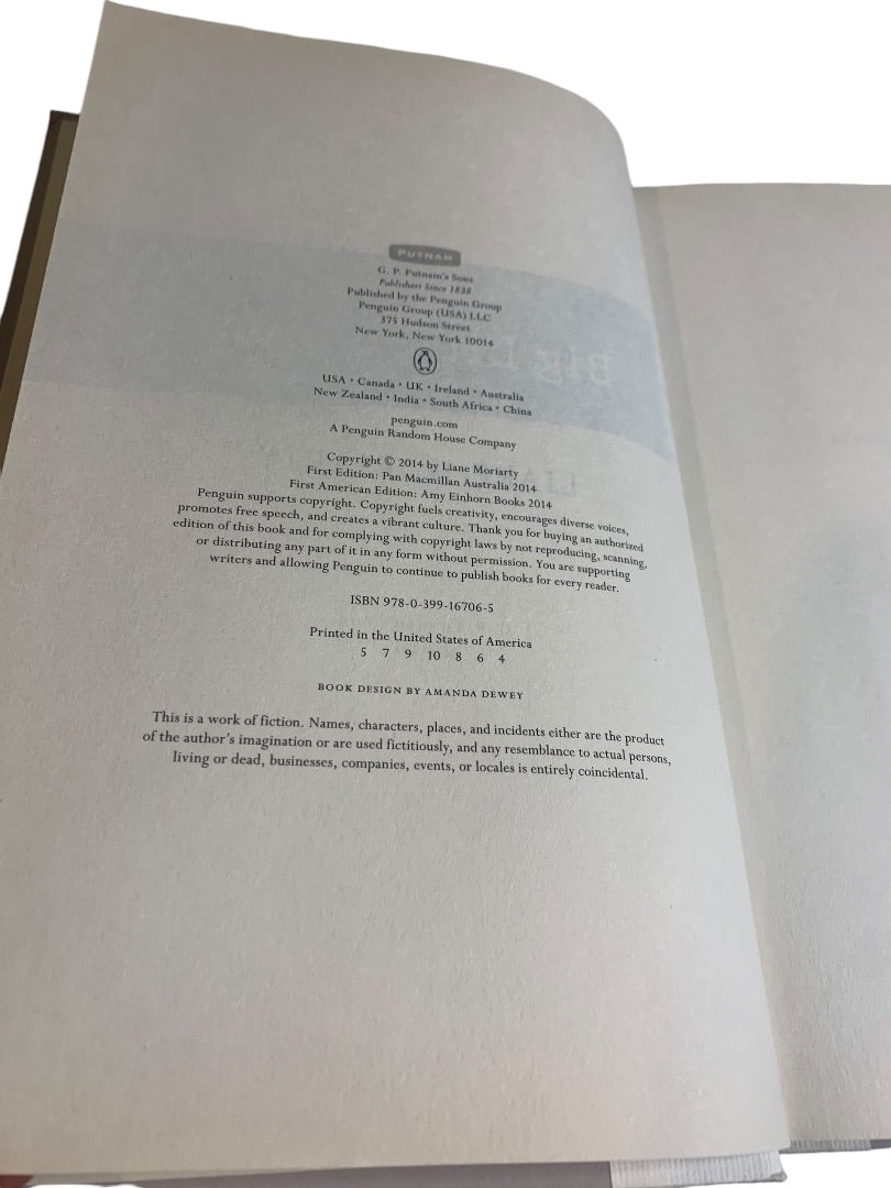 Big Little Lies Hardcover Book by Liane Moriarty Good Condition