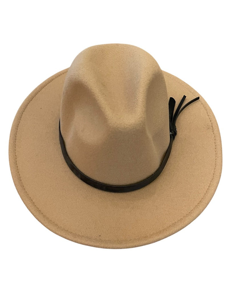 One Size San Diego Hat Womes Classic Felt Fedora Taupe New
